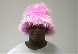 Pink hat