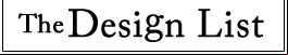 The Design List